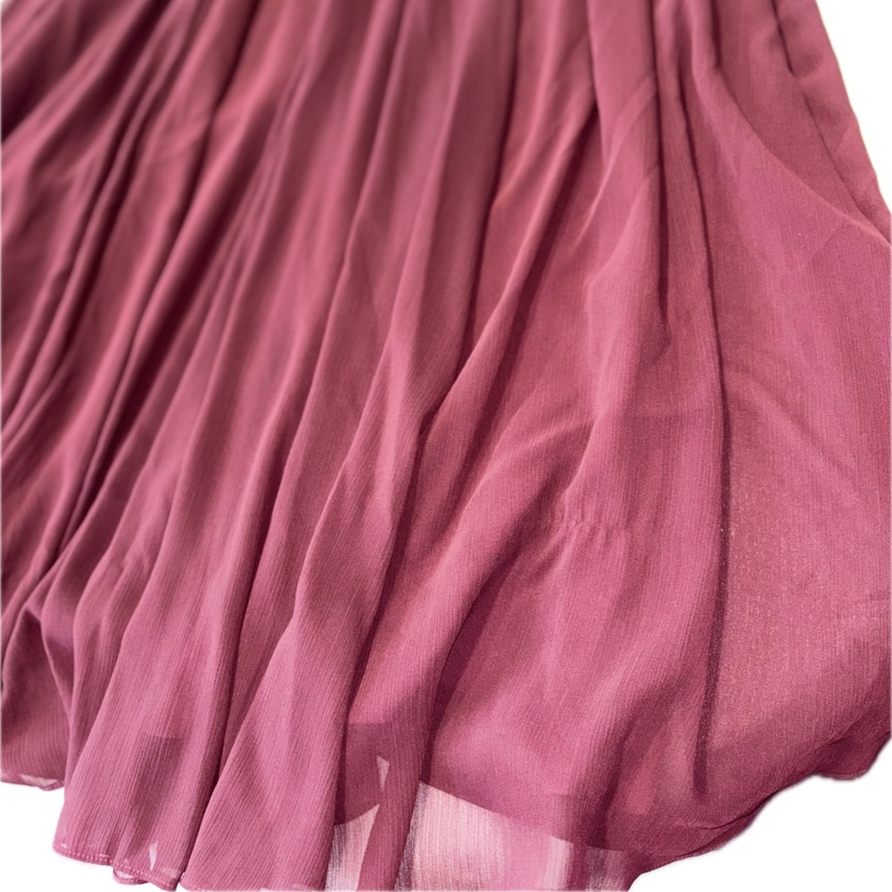 NWT Ralph Lauren Buckle Trim Georgette Halter Gown - Picture 8 of 11